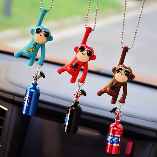 Car Pendant Hanging Monkey Car Interior Accessories