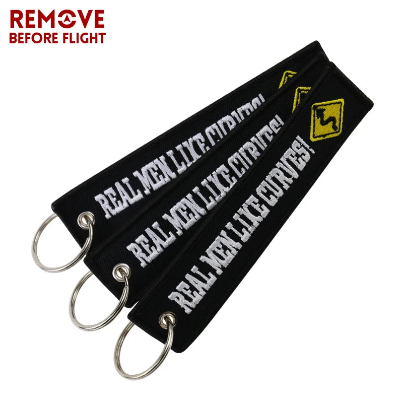 Keychain Embroidery Motorcycle Car Key Holder